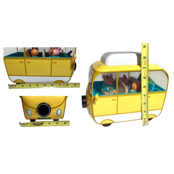 Peppa Pig Campervan Camping Playset Awning Peppa Pig Daddy Pig Candy Cat +Extras - Picture 11 of 12